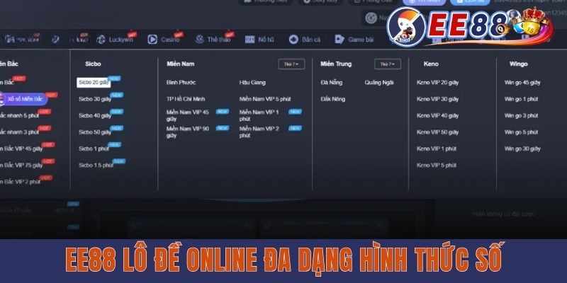 EE88 Lô Đề Online - Sân Chơi Số Minh Bạch, Đa Thể Loại EE88 lô đề online đa dạng hình thức số